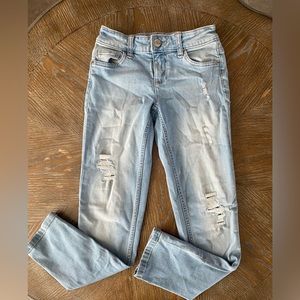Justice girls jean size 10 slim